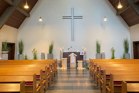 Friedhof in Enger an der Stiftskirche